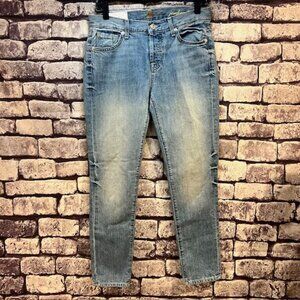 7 For All Mankind NWT Skinny Boyfriend Jeans Size 25